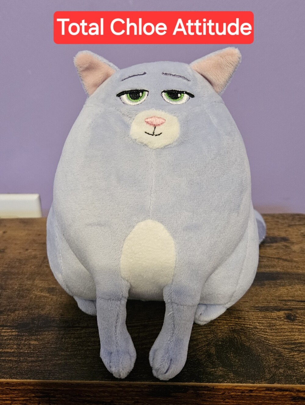 Ty Secret Life of Pets Favorite 6" Plush Chloe, Like New